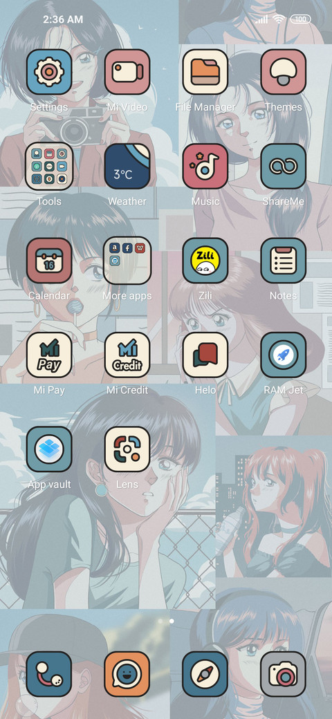 Retro girl screenshot