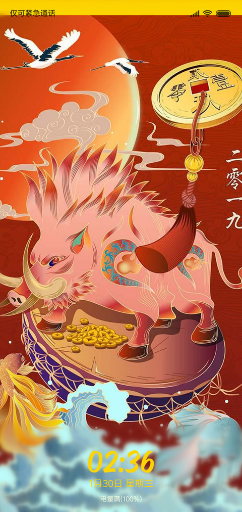 2019猪年大吉 screenshot