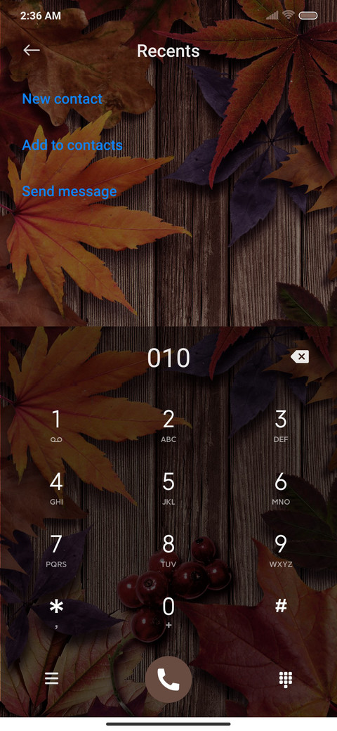 Autumn scenery screenshot