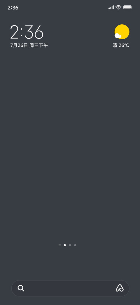 minimalist black screenshot