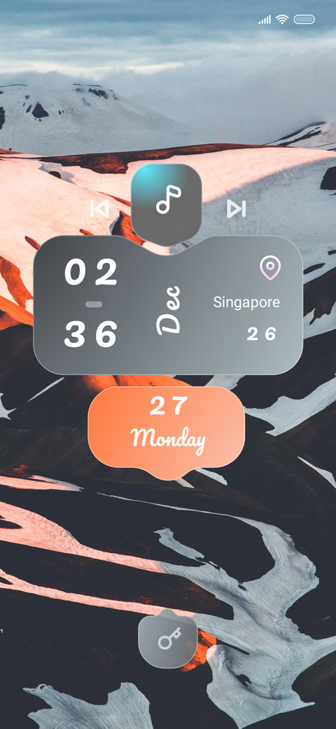 Snow sun screenshot