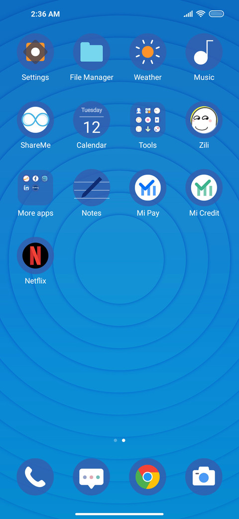 Blue Circle screenshot