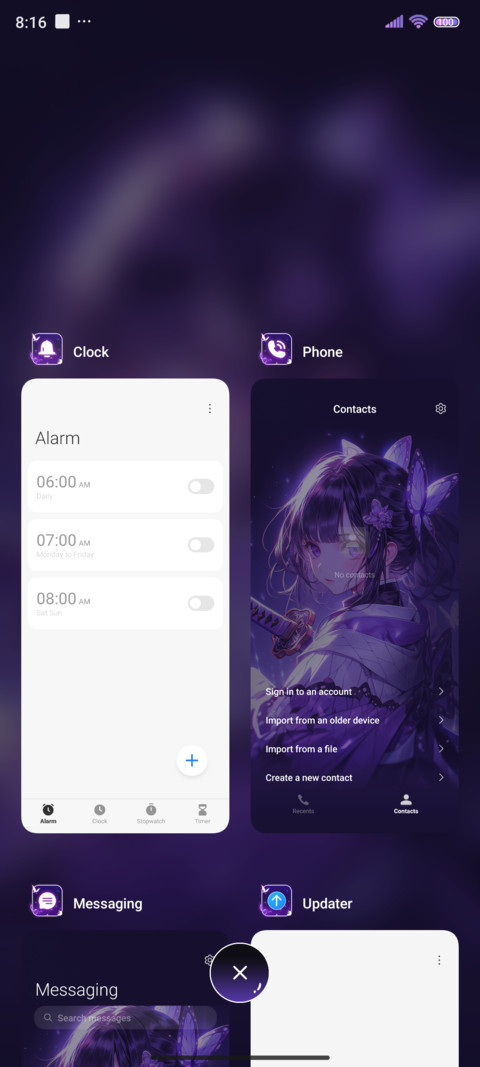 Lightning girl screenshot