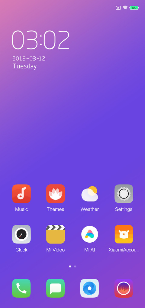 ColorOs UI screenshot