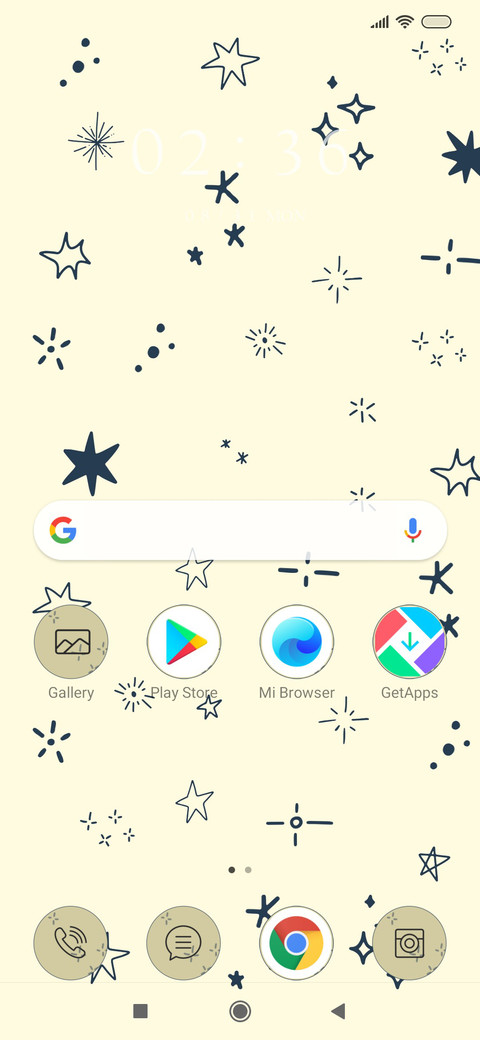 Vector Stars Falling_3MDS screenshot