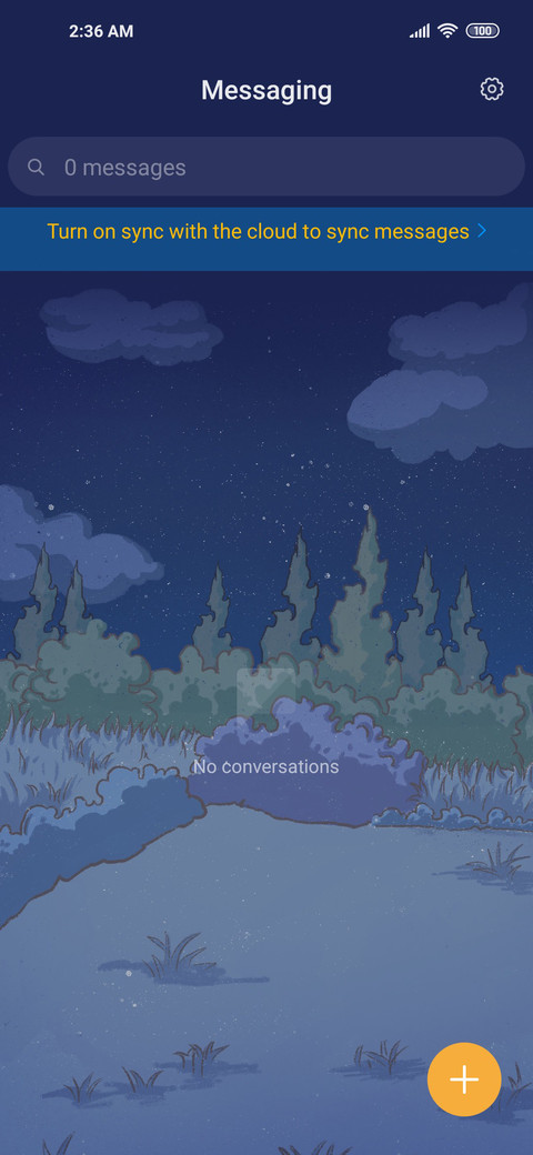 Snow view cabin screenshot