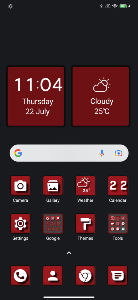 GREY AND RED screenshot