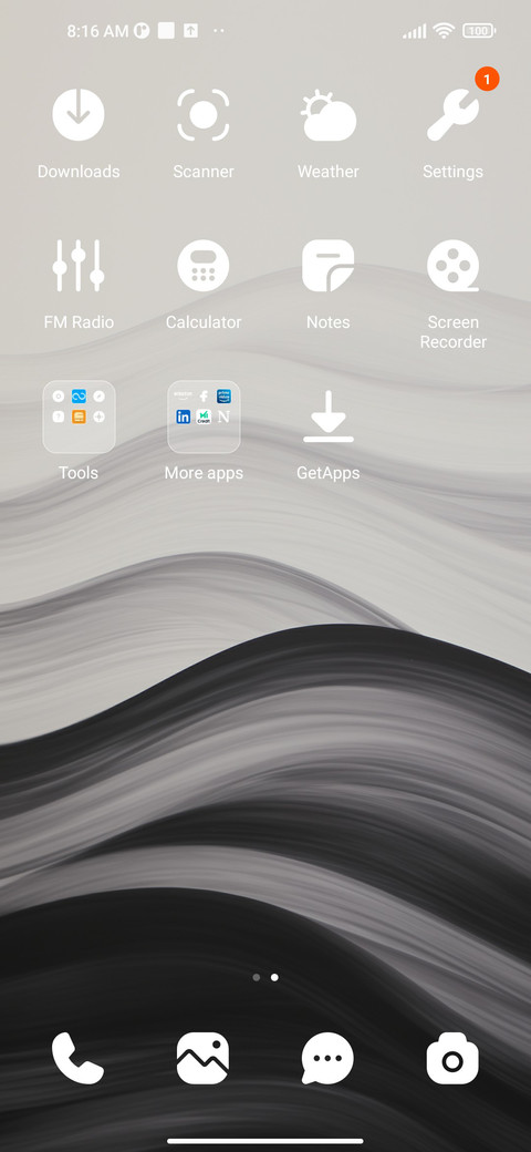 Gray ripple screenshot