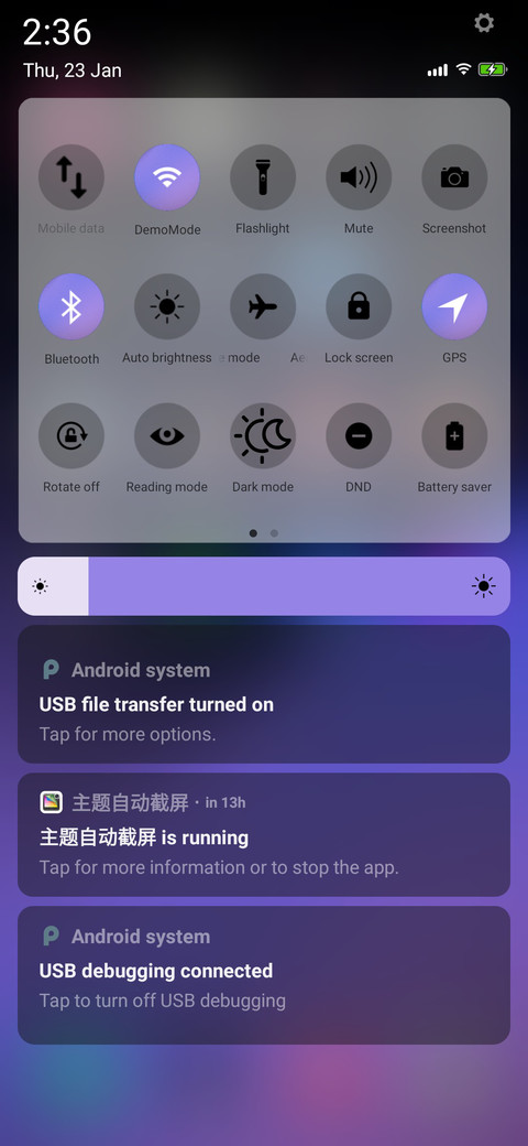 fix iOS Black Style V11 screenshot