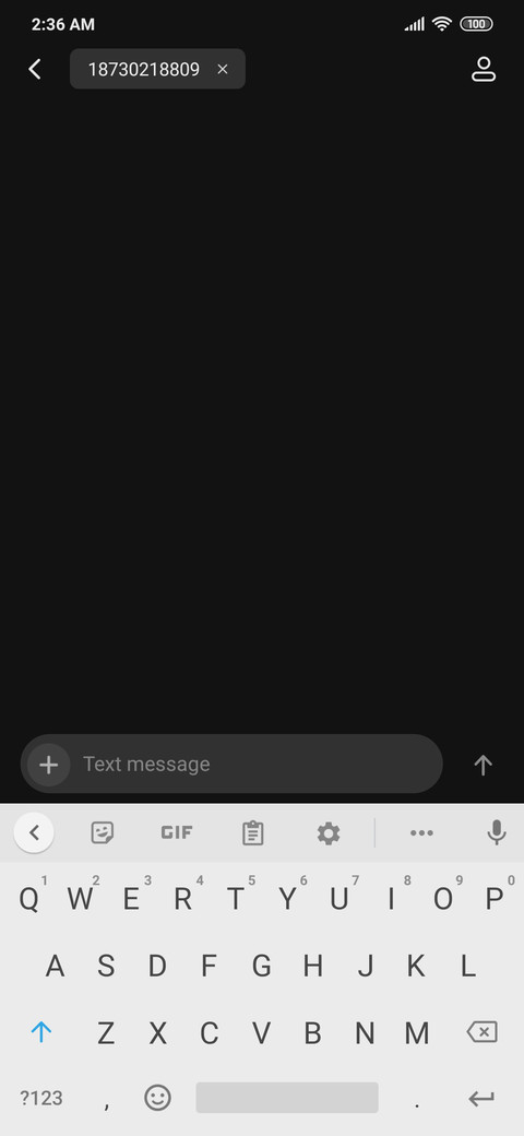 iOS Blue screenshot