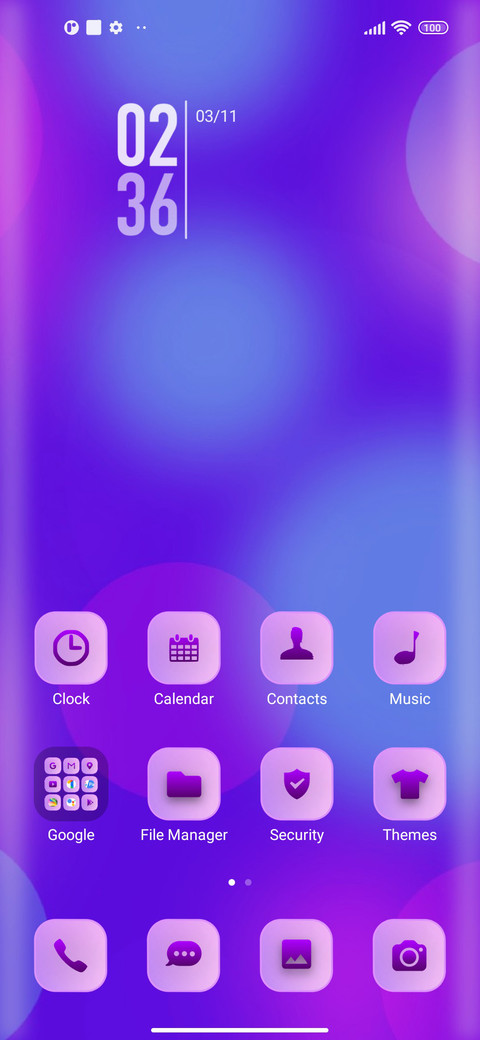 colorful lights screenshot