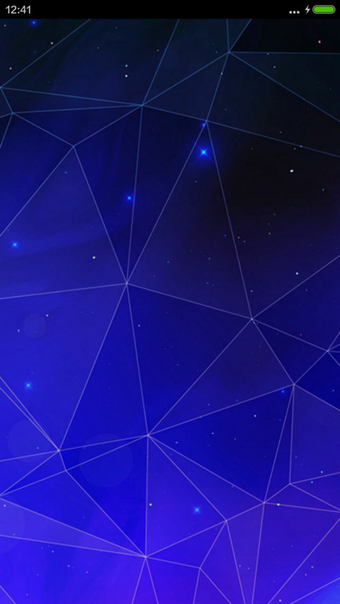 完美星空（指纹解锁，简约桌面） screenshot