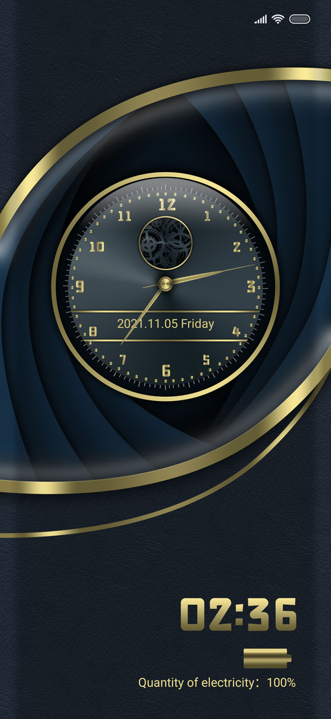 Classic clock screenshot