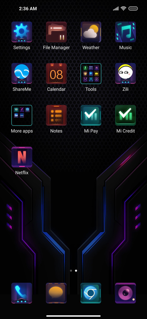 Cyber mecha screenshot