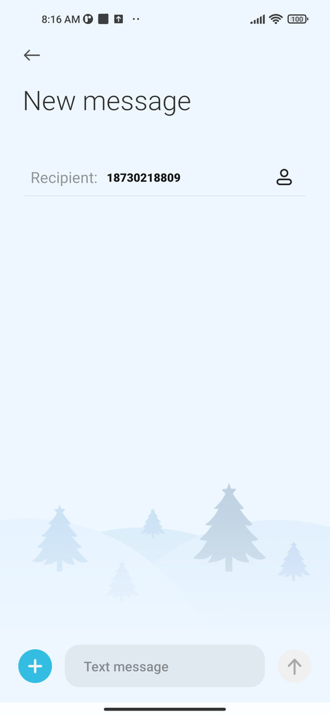 Classic light blue screenshot