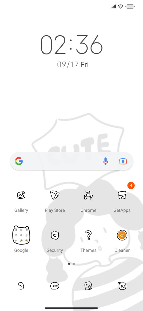 Simple comic style screenshot