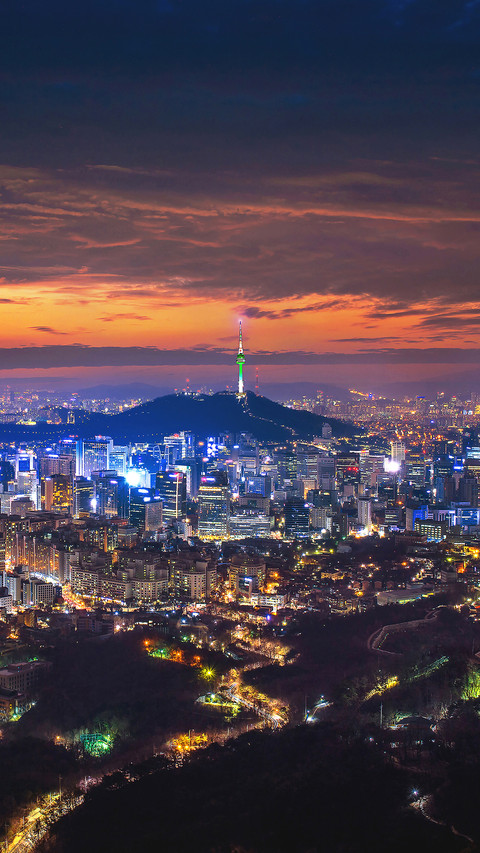城市夜景-拍信图库 screenshot