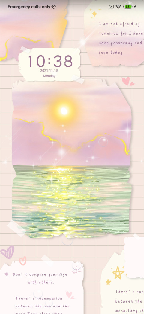Fresh sunrise screenshot