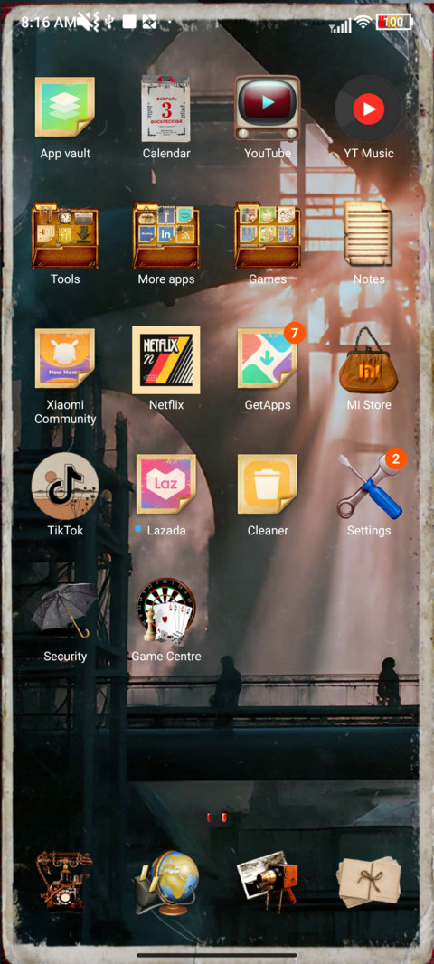 Retro screenshot