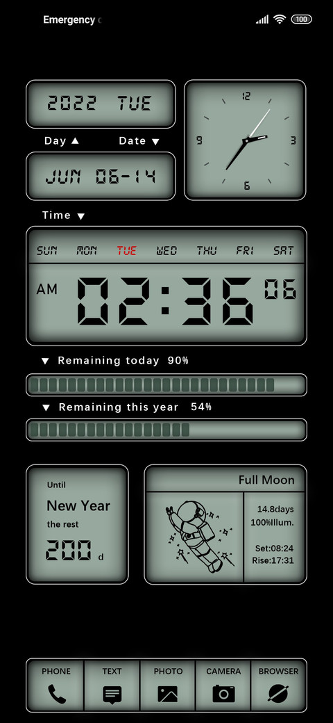 LCD components screenshot