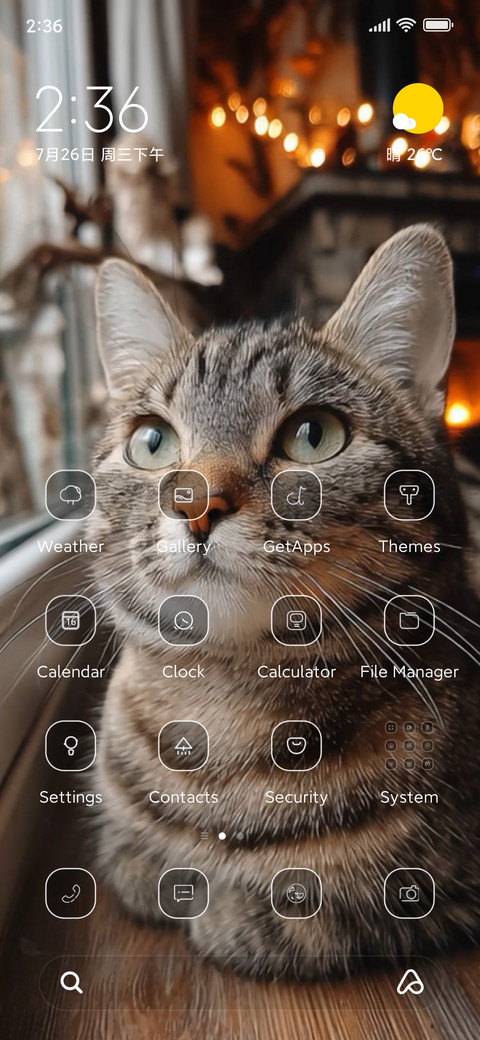 My kitten screenshot