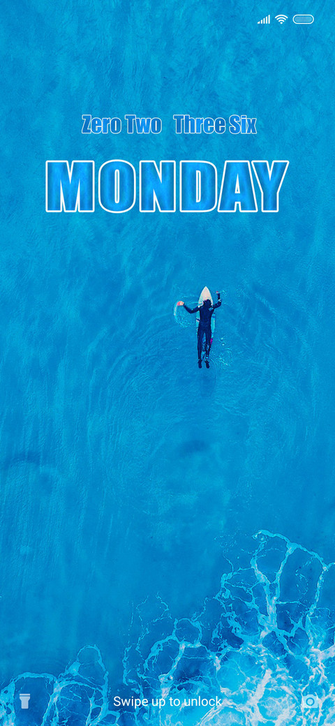 Surf Blue screenshot