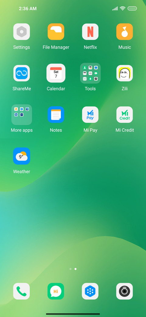 Gradient screenshot