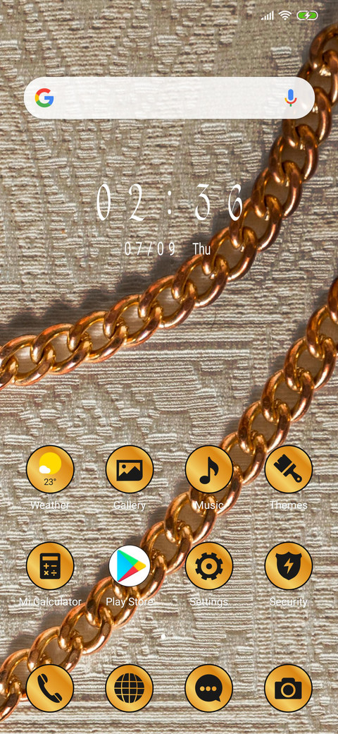 Gold chain_3MDS screenshot