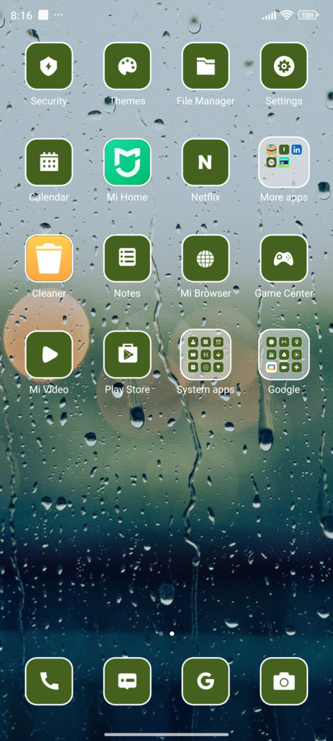 rain drops screenshot