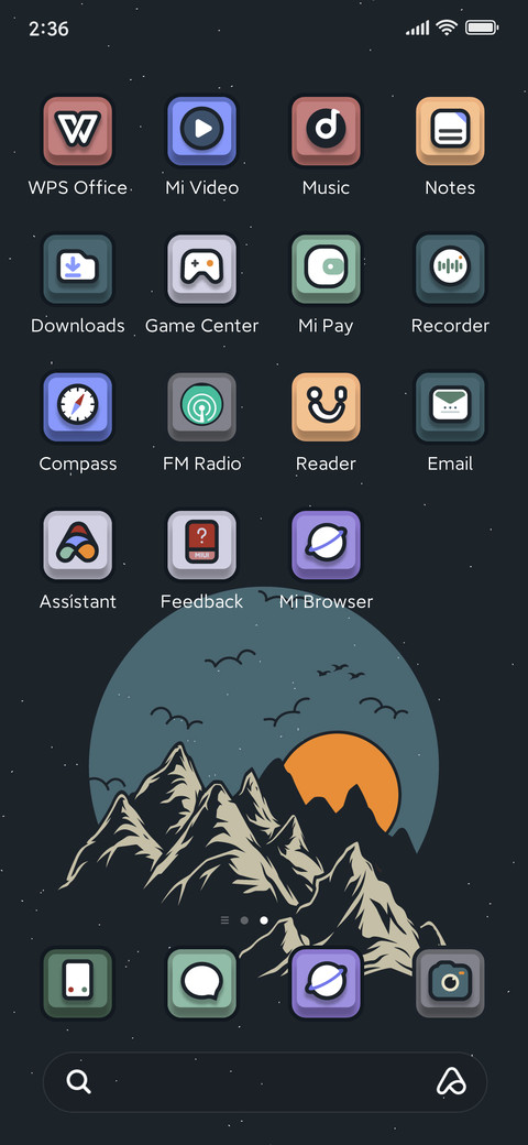 Mountain and Night screenshot