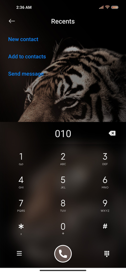 Bengal tiger screenshot