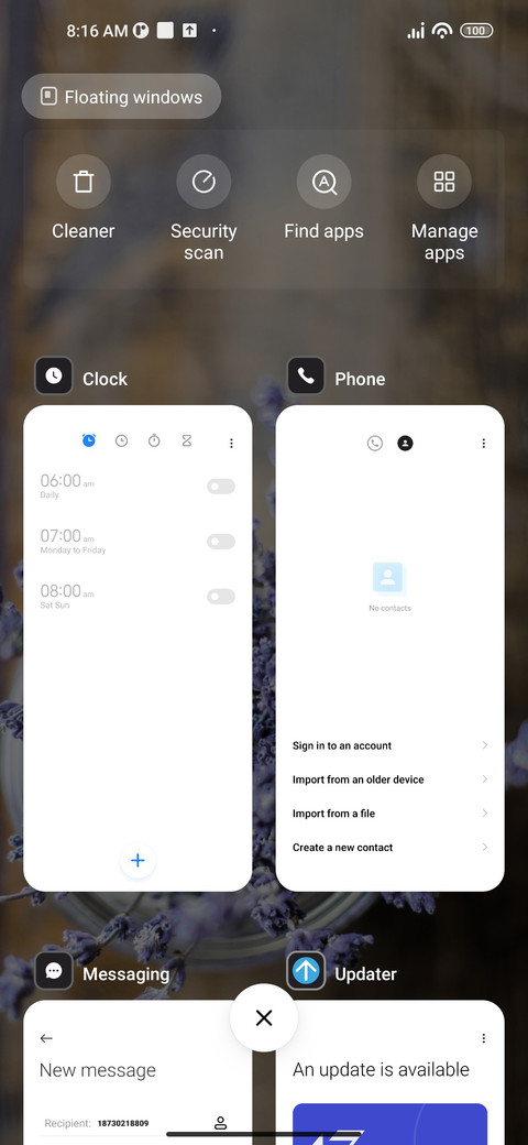 Lavender screenshot