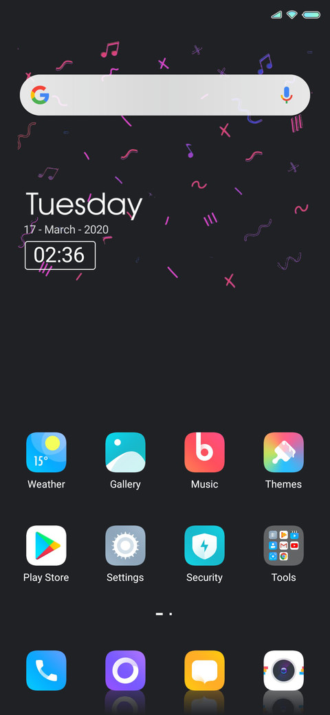 whiter Dark black screenshot