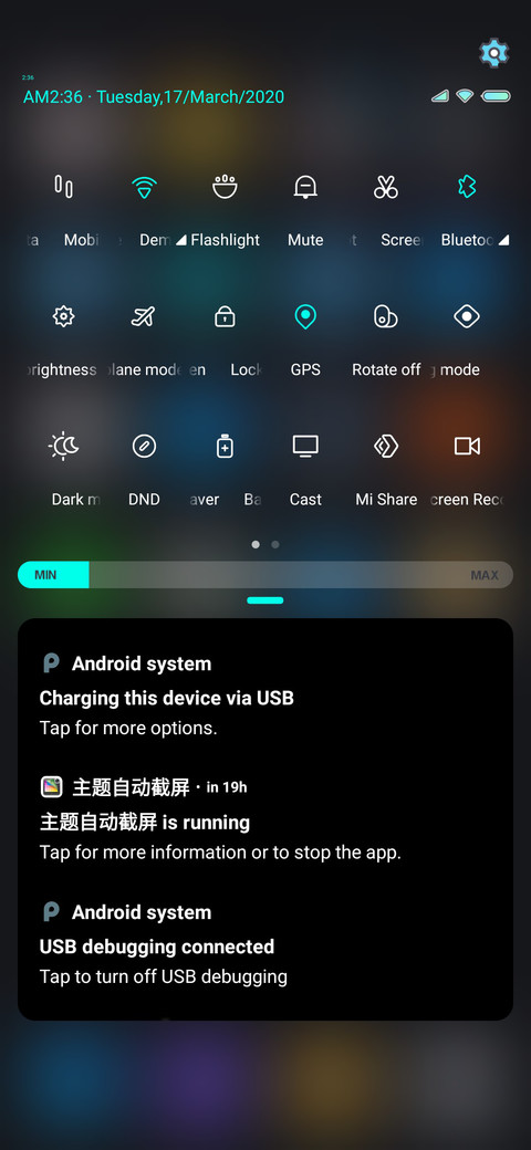 whiter Dark black screenshot