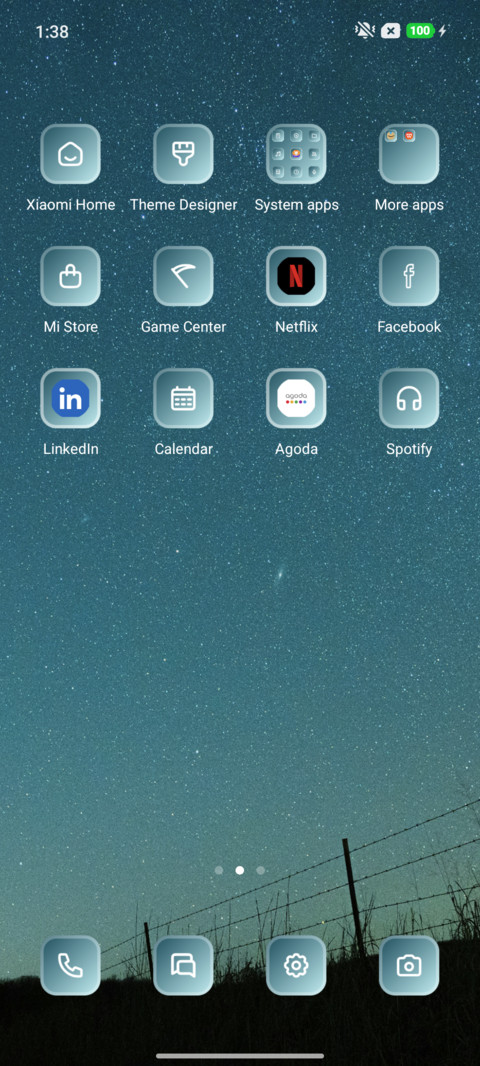 Star field screenshot