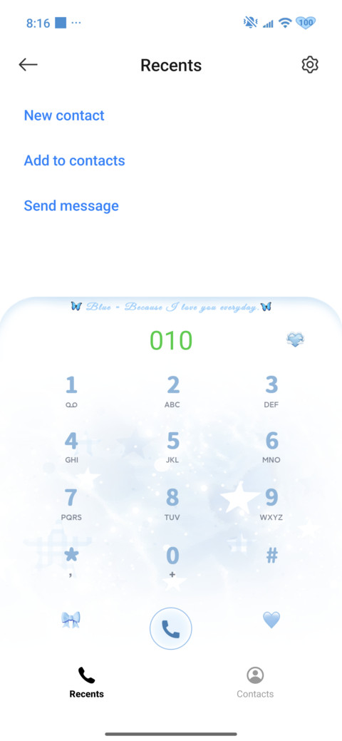 Ice Blue Star screenshot