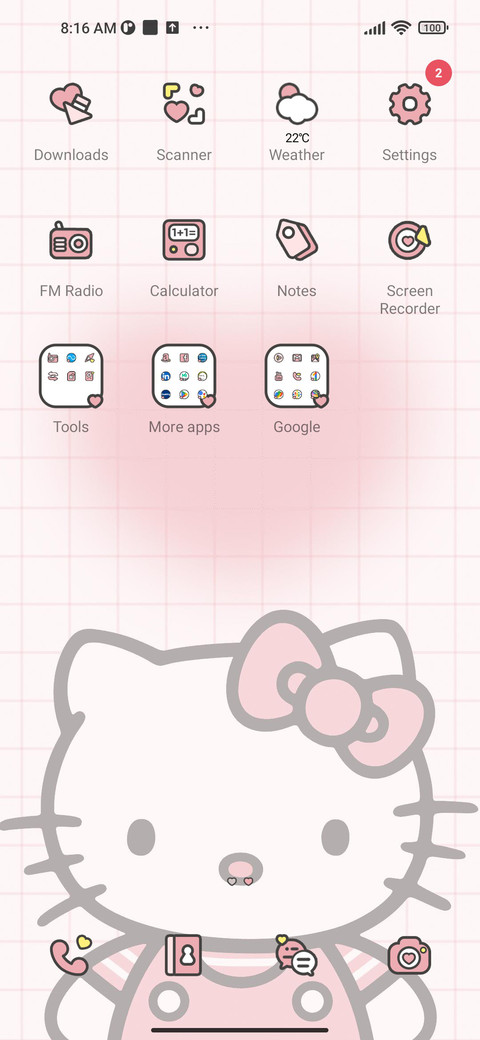 Hello Kitty mood screenshot