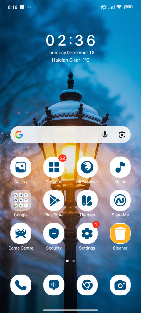Streetlight Snow screenshot