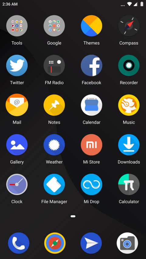 Android Pi Dark TT screenshot