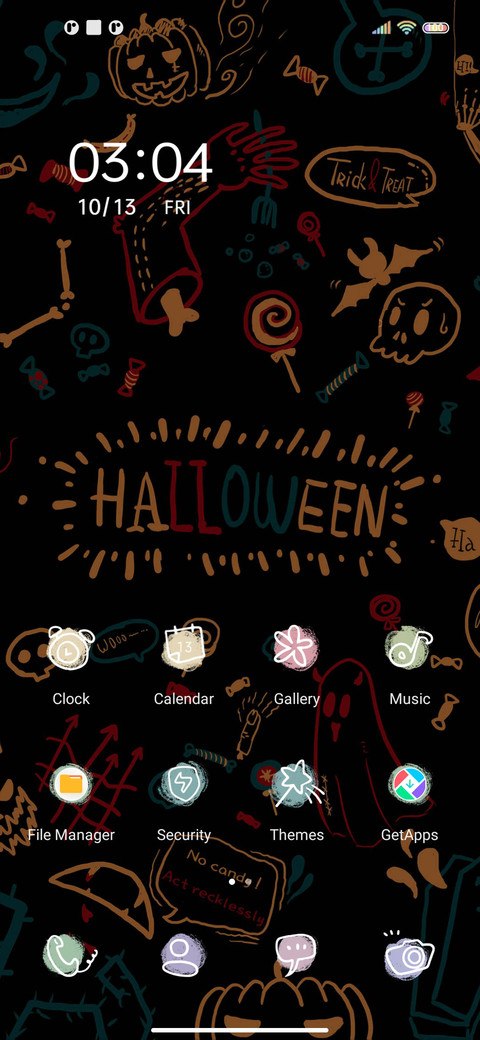 Halloween graffiti screenshot