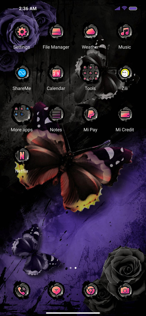 Vintage Butterfly screenshot