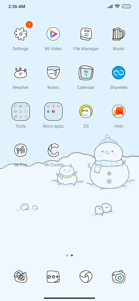 Snowman screenshot