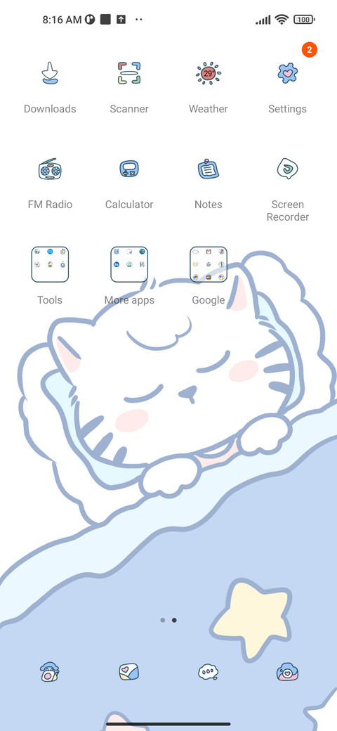 Sleeping animals screenshot