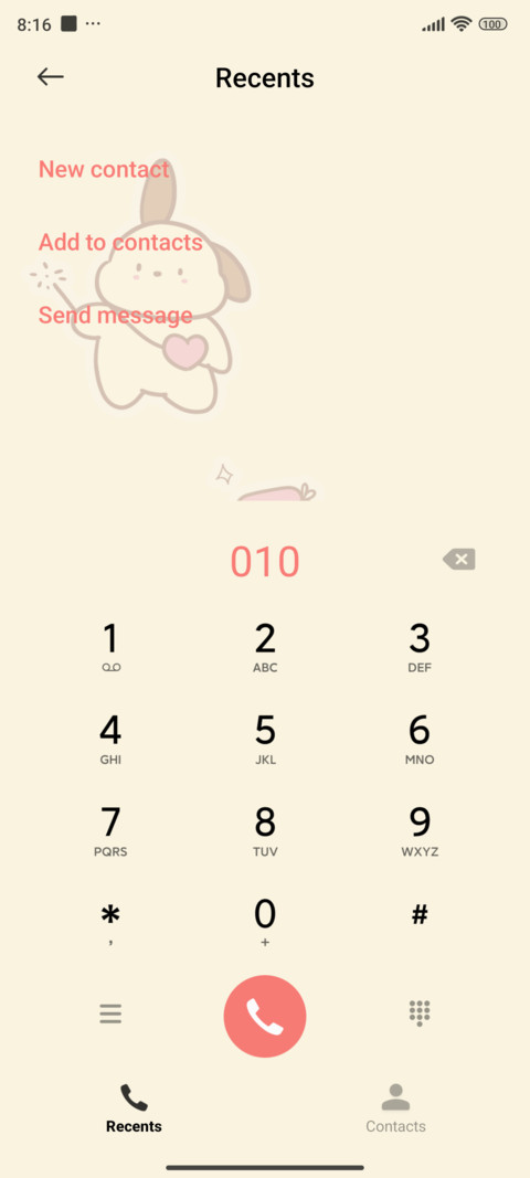 Minimalist puppy screenshot