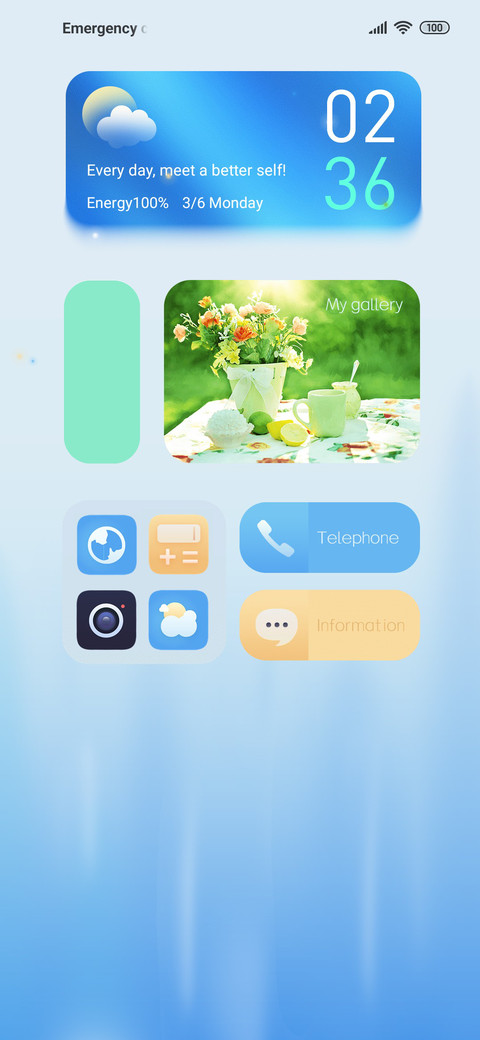 Light and pure screenshot
