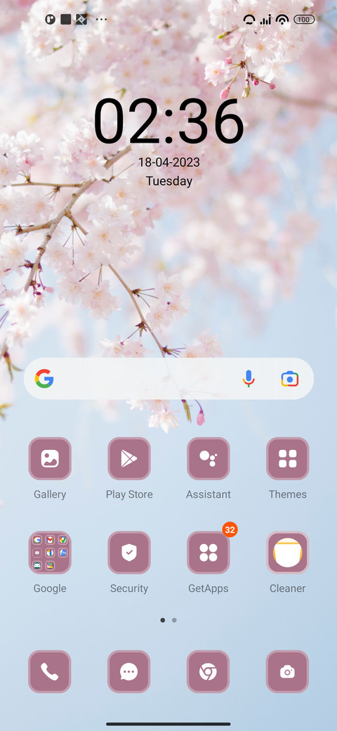Cherry blossom screenshot
