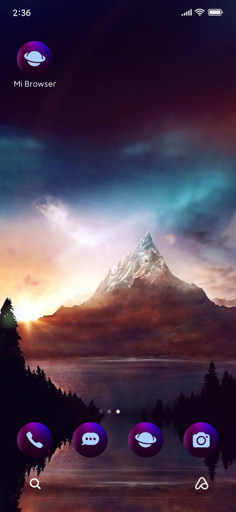 Mountain fresh screenshot