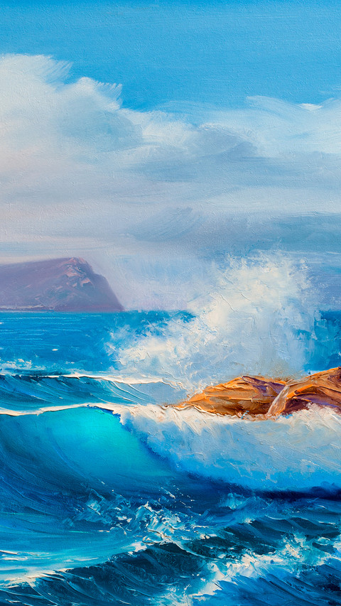 Rough Waves illustration screenshot