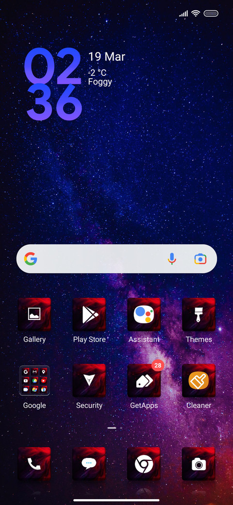 Space fro screenshot