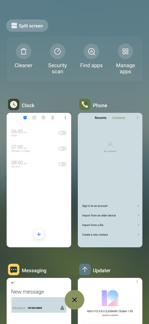 Mountain mirror screenshot